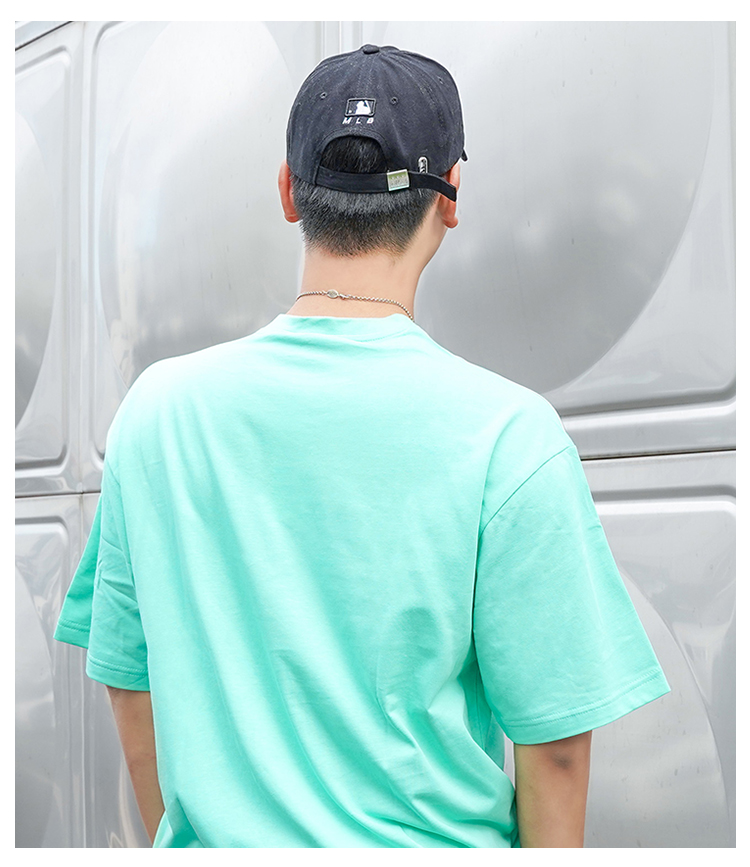 nerdy短袖t恤男潮牌情侣装圆领2021新款夏百搭流行男装t恤薄荷绿m