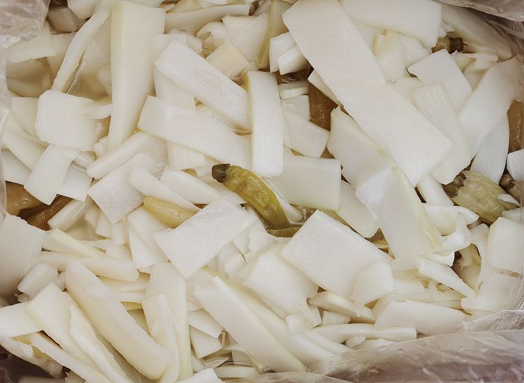 泡淑笋丝酸辣脆爽整箱10斤商用香辣即食野山椒泡竹笋片泡菜下饭菜