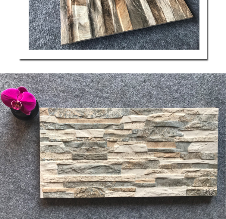 坚悦美式乡村庭院室外墙砖背景墙文化石仿古瓷砖农村别墅院子庭院花园