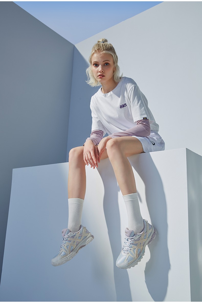 asics亚瑟士跑鞋女鞋越野抓地稳定运动鞋防滑gelkahana8蓝色粉色38