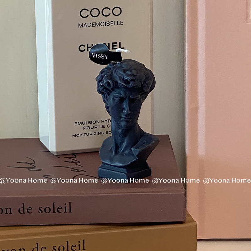 大卫香薰蜡烛yoonahome大卫蜡烛拍场景装饰香薰拍摄摆拍道具生日礼盒