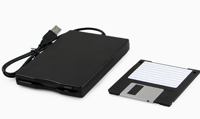 usb外置软驱fdd移动电脑通用3.5寸1.44m软盘读a盘驱动器全新外接