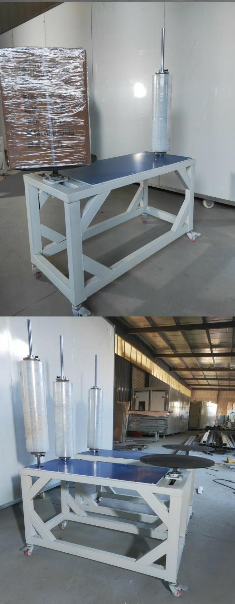 打包机覆膜机拉伸膜缠绕机包装机围膜机缠膜机薄膜缠绕机 加大托盘缠