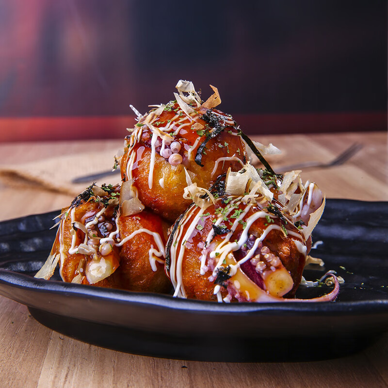 章鱼小丸子半成品甲一堂速冻章鱼丸12包箱日式章鱼烧章鱼小丸子半成品