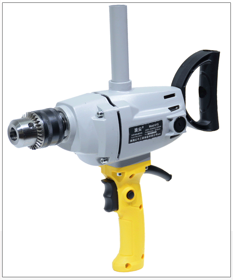 打灰电钻手电钻打灰机搅拌机大功率飞机钻工业级腻子水泥 浪尖史密斯