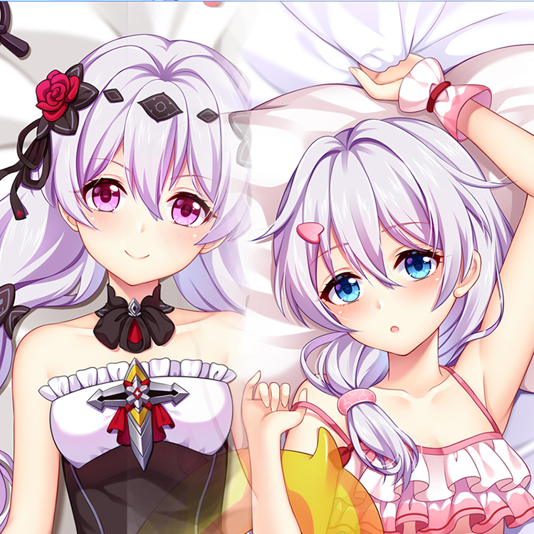 崩坏三抱枕 崩坏3薪炎之律者识之律者雷之律者等身套芯定制 图案定制