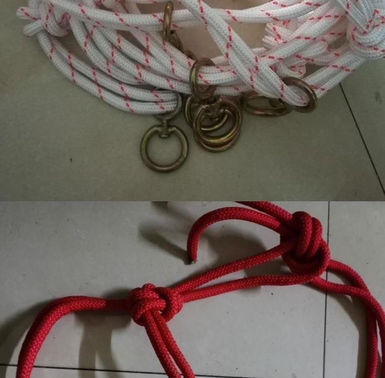 牛羊项圈马编织牛缰绳龙头龙套头套养牛笼头绳子牵牛手工编织 8mm加背
