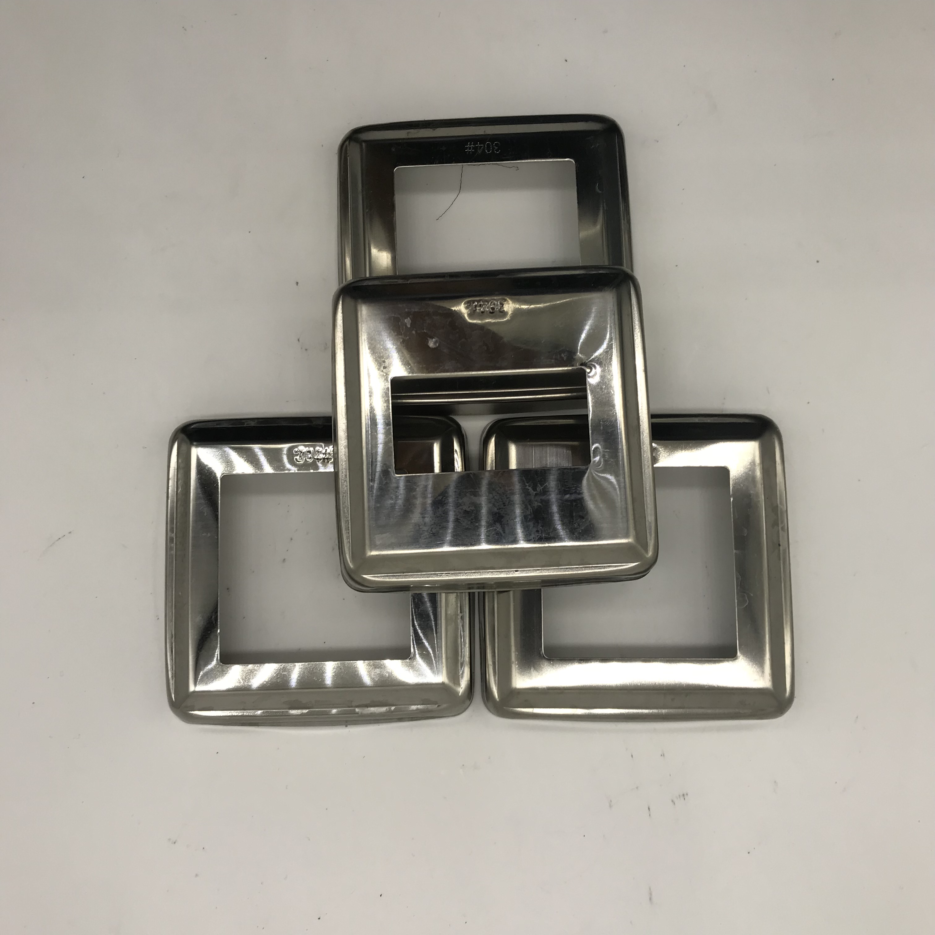 201304加厚不锈钢方管饰盖装饰盖不锈钢饰盖螺丝遮丑饰盖 25*25方饰盖