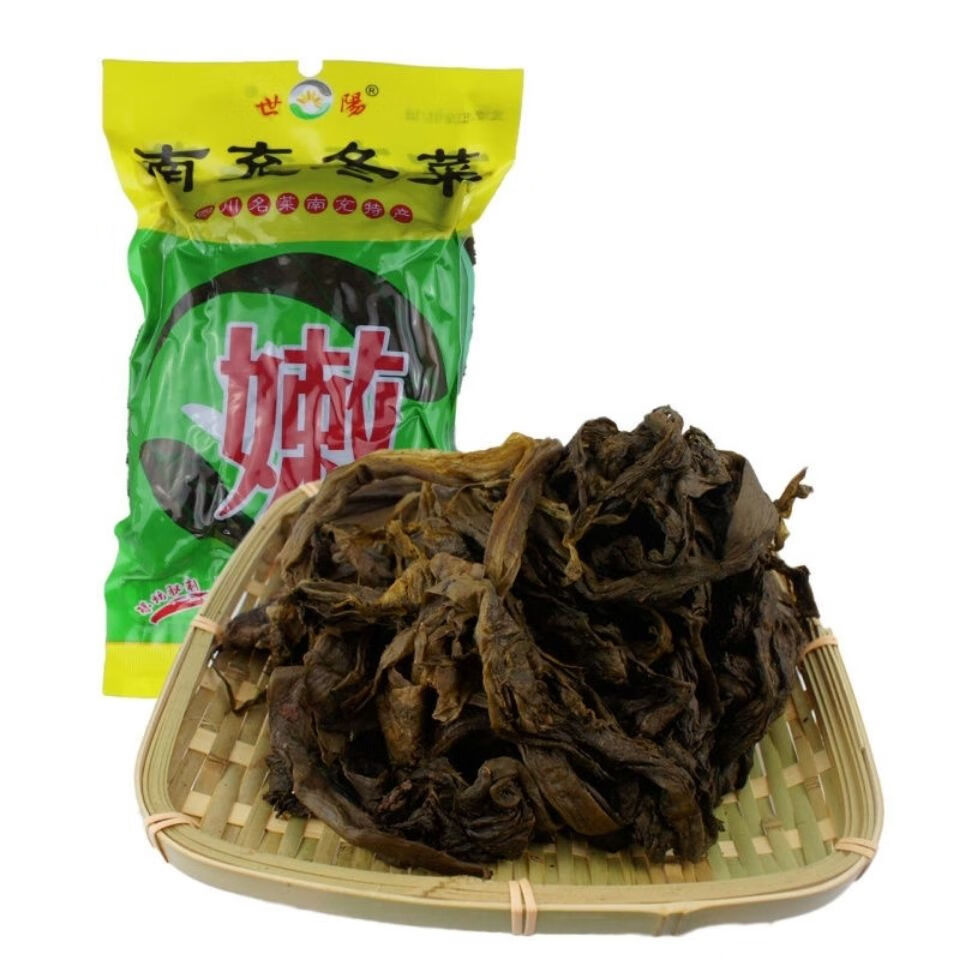 南充冬菜350g四川特产世阳嫩尖冬菜扣肉烧白盐菜佐料咸菜未洗冬菜一袋