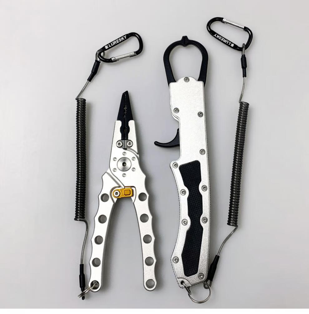 控鱼钳取钩器铝合金控鱼器路亚钳大物套装开环取钩多功能强力路亚装备