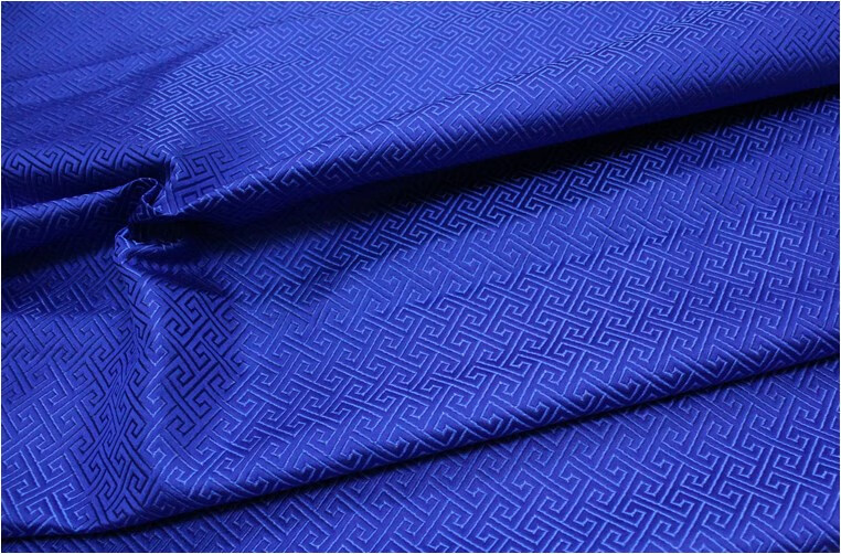 织锦缎面料中国风唐装蒙古袍娃衣汉服包装面料手工抱枕丝绸织锦缎回纹