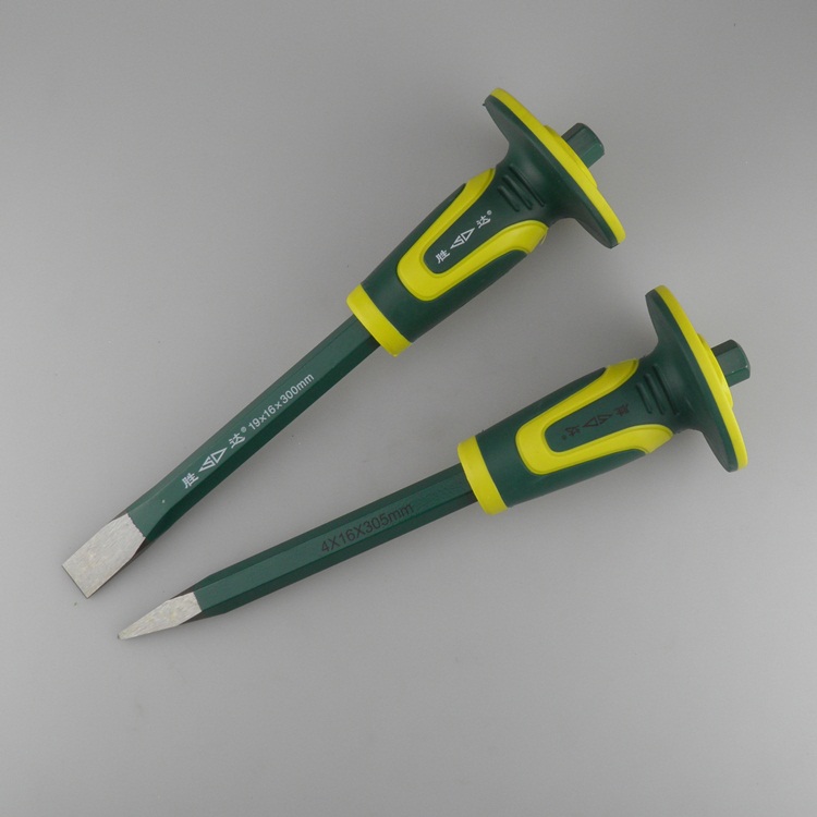 定制适用铬钒钢凿子扁凿尖凿石工凿钢凿子凿铁专用硬度60扁20x12x200