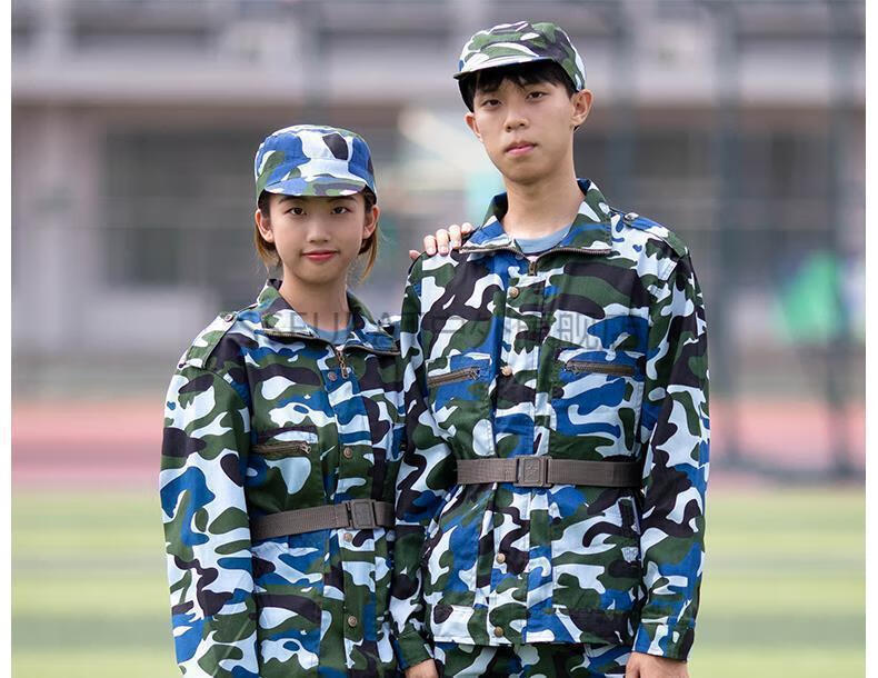 军训服装高中生迷彩服套装男夏季薄款学生军训服户外作训服女春耐磨