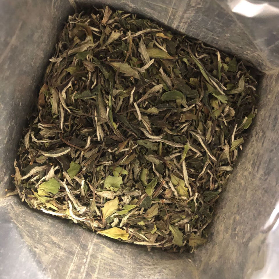 严选 绿雪芽正方罐白牡丹 2021年白牡丹散茶,一级高山白茶礼盒300克