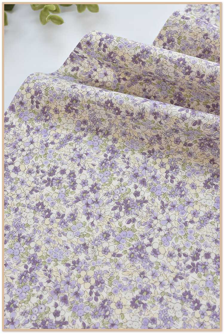 小碎花布料日本进口面料小林印花布可爱小碎花布料衣服裙子童装衬衫