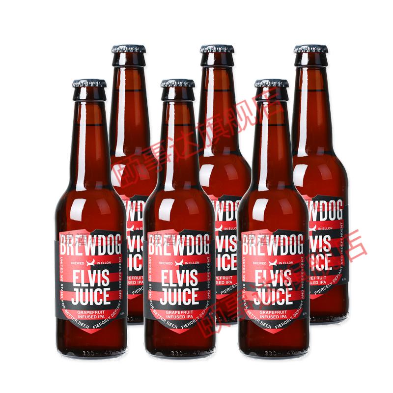 英国进口酿酒狗 猫王ipa 精酿啤酒 brewdog 330ml*6瓶装