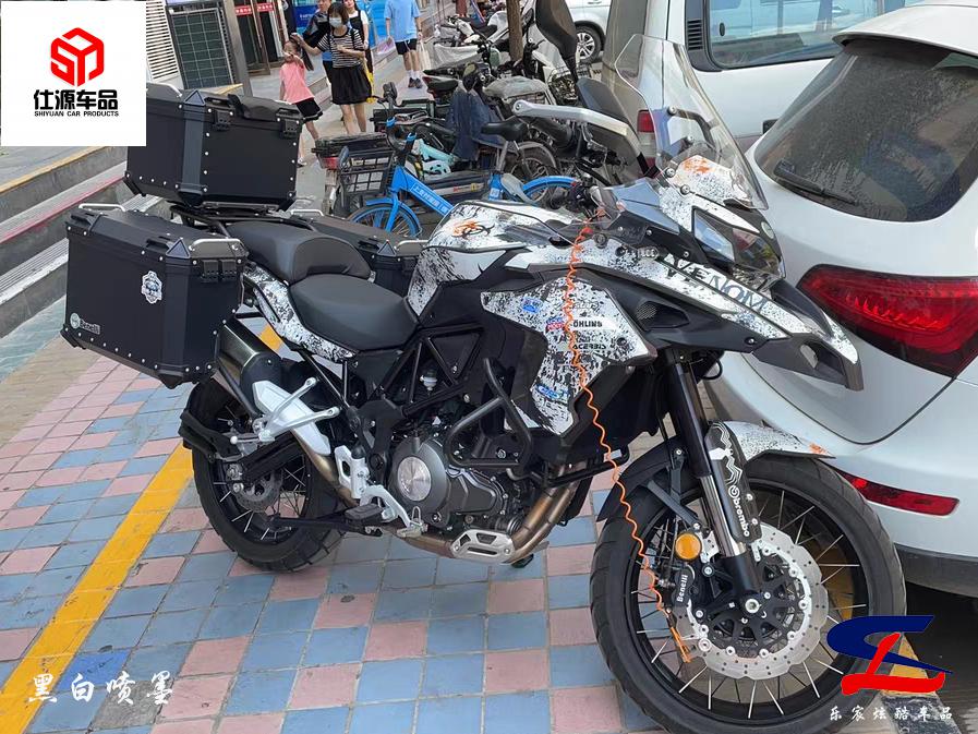 别普适用贝纳利金鹏trk502 502x版画贴纸贴花摩托车改装全车贴膜拉花