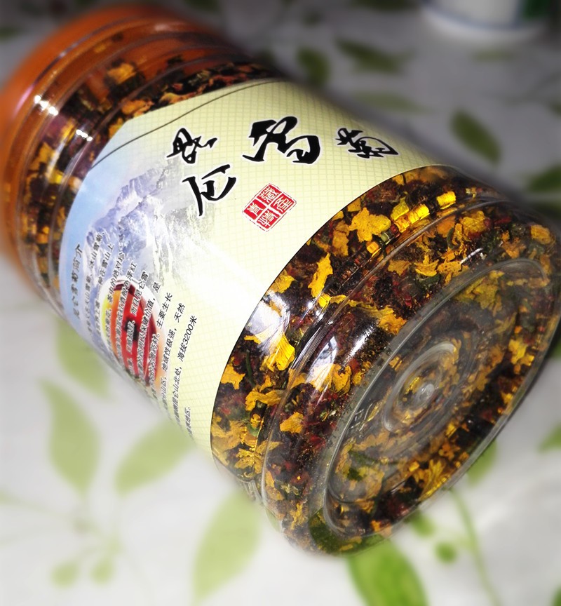 青藏特产昆仑雪菊茶青海胎菊冰山茶叶新疆特产花草茶65克1瓶1瓶65克