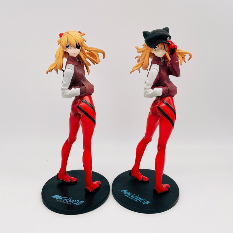 绫波丽手办吊带明日香手办国产eva周边盲盒玩偶新世纪福音战士扭蛋gk