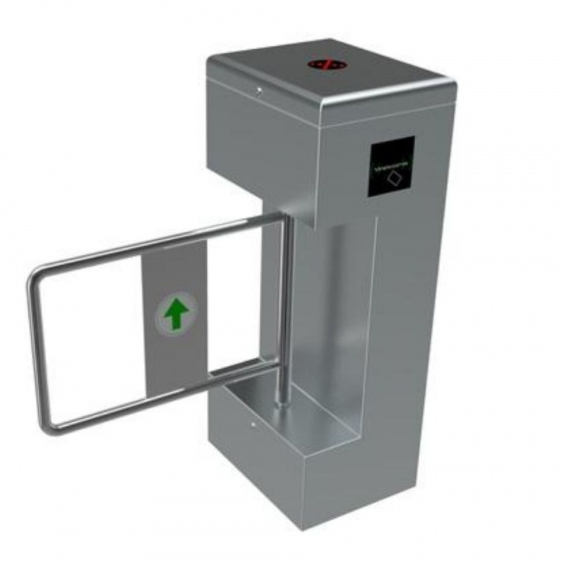 道闸杆摆闸人行通道闸人脸识别一体机小区道闸门禁闸机闸门 防撞摆闸