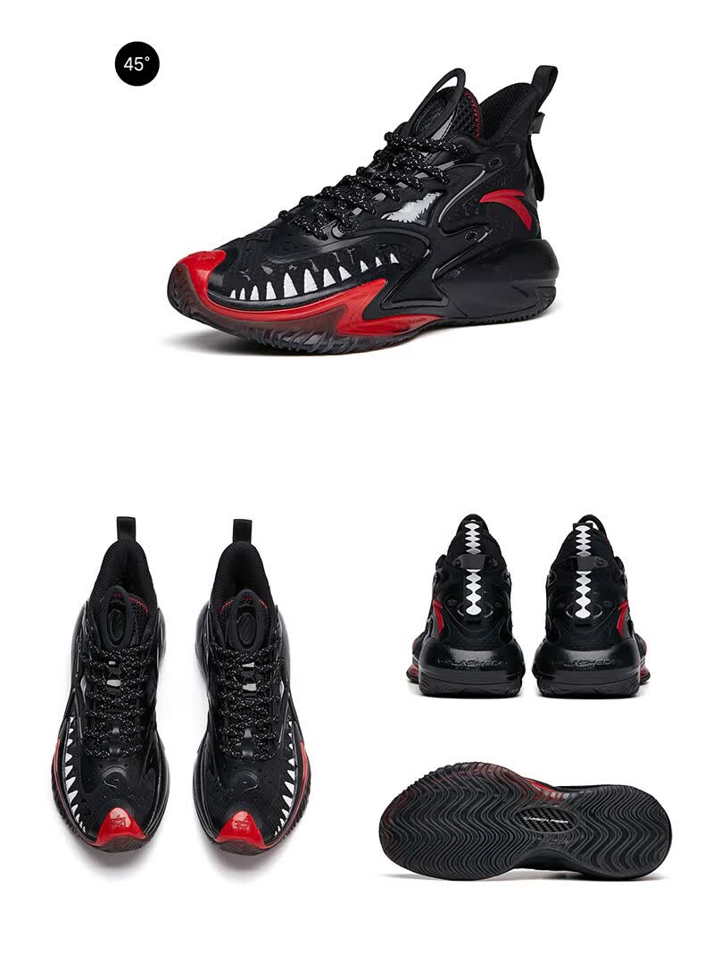 安踏要疯5狂潮3毒液联名篮球鞋男鞋kt汤普森冬季运动鞋112131601s官方