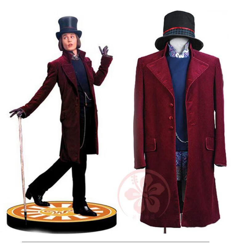 现做查理和巧克力工厂cos 威利旺卡cos服全套cosplay服装 万圣节 女款