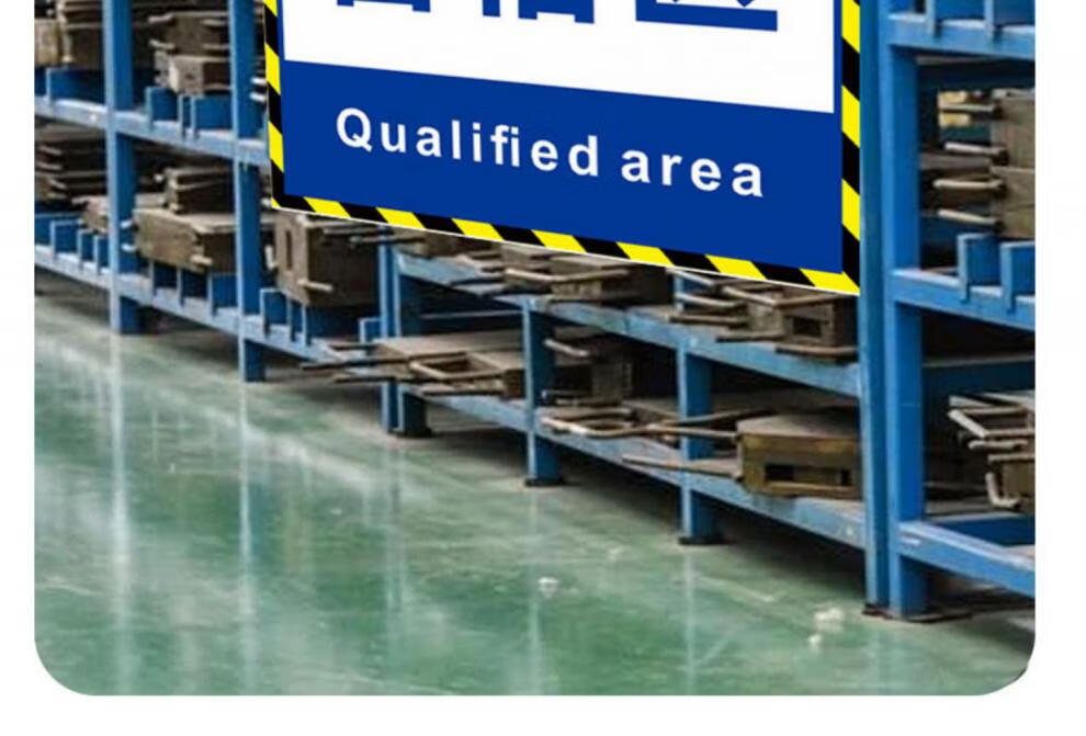 工厂车间仓库标识牌地面区域地贴分区分类牌成品区检验区出货区不合格