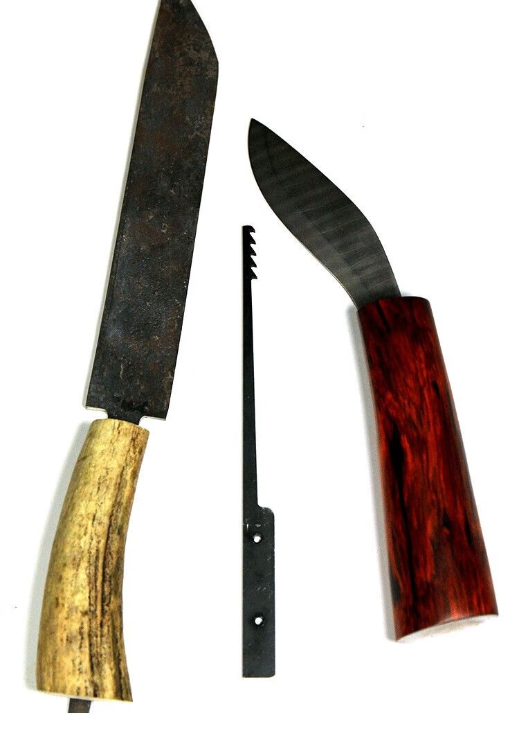 穿心柄掏孔器掏孔刀鹿角柄固化木稳定木刀柄实木刀柄配件刀把木 4mm厚