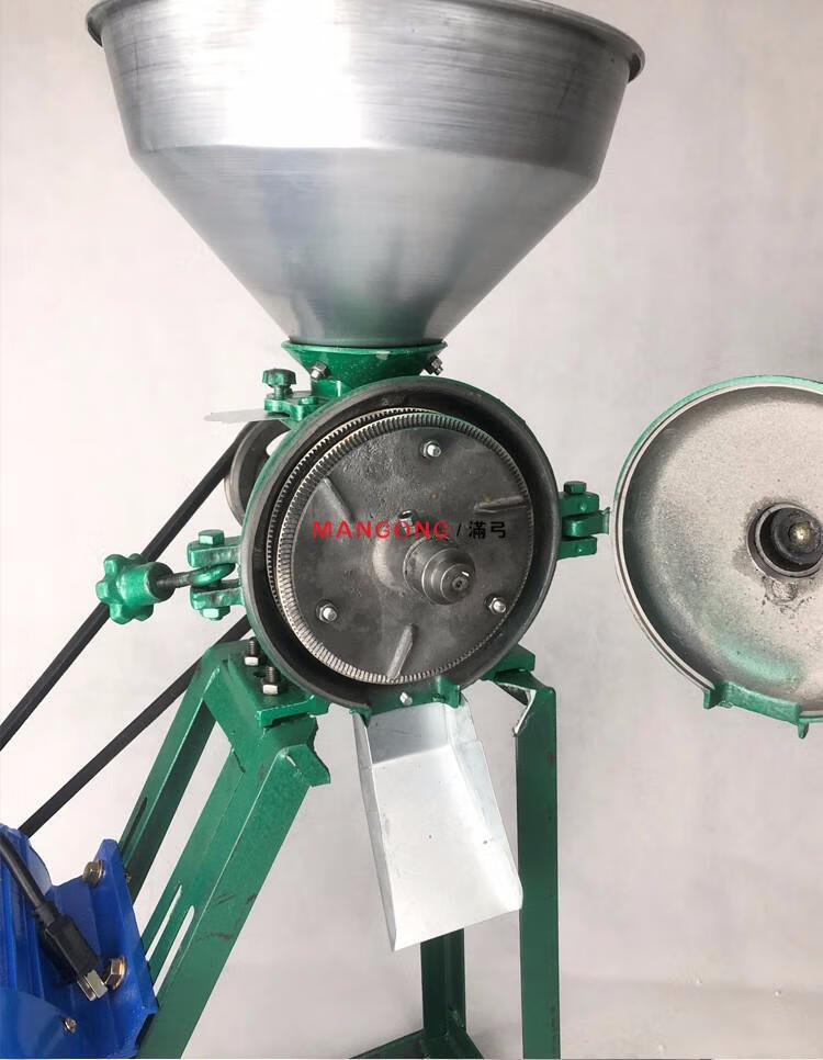 左一仁150磨粉机家用五谷杂粮粉碎机干湿两用研磨机细磨浆机商用带