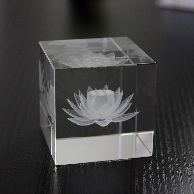 水晶底座k9人造水晶长方体玻璃柱子水晶方体可内雕刻字logo白胚料 3