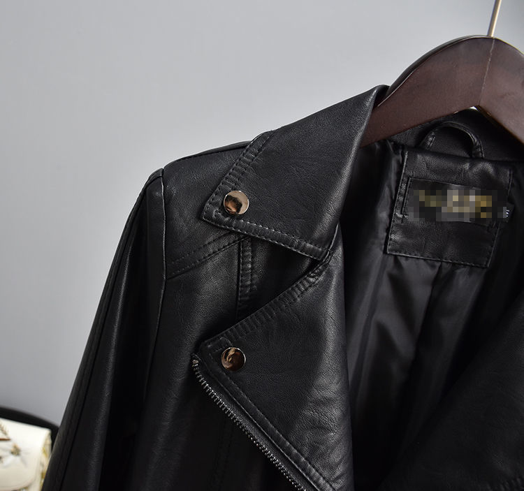 绵羊皮皮衣女柳丁机车外套女冬短款新款机车外套粉色m