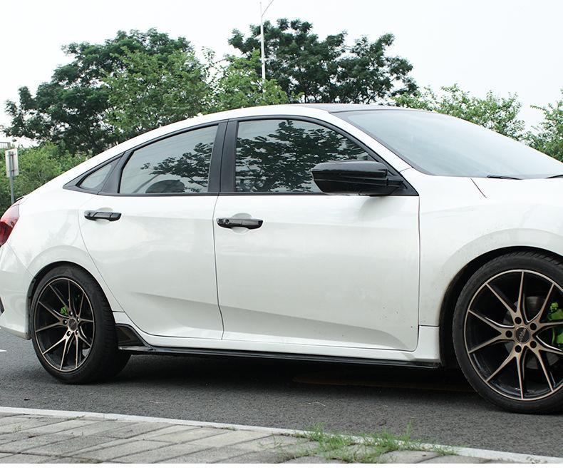 适用于十代思域改装侧裙侧包围车身防撞条思域燃动版高配原厂侧裙思域