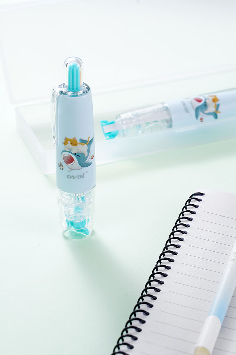 动物白日梦限定款oval欧文修正带可爱小动物按动式改正带可替换芯不易