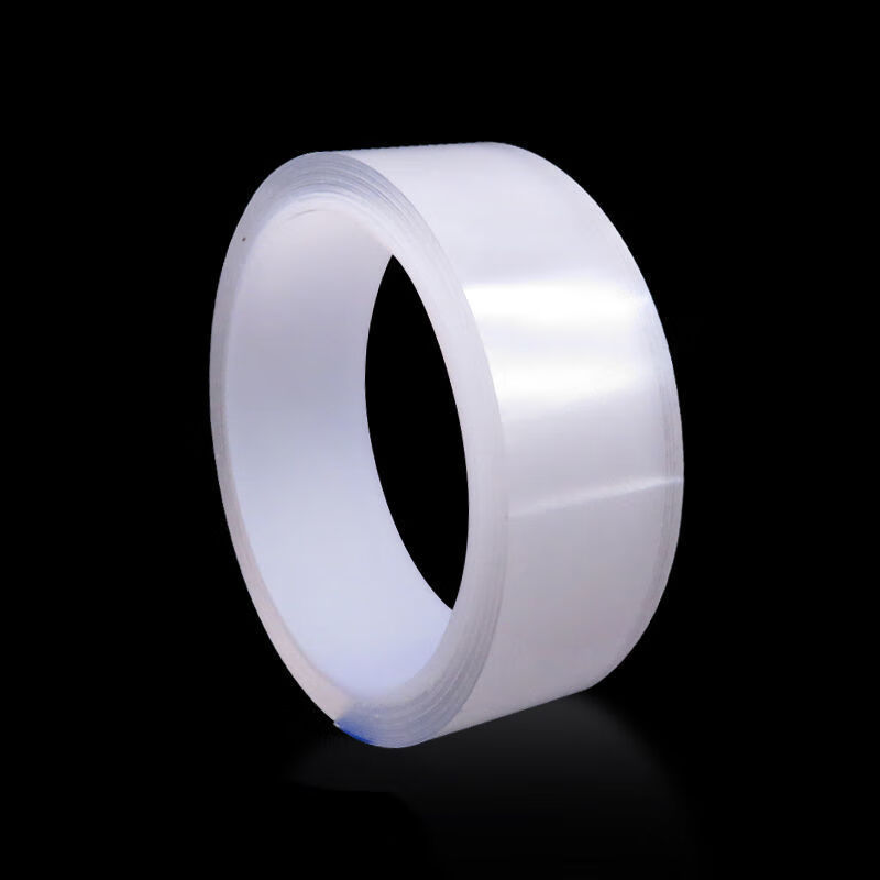 姒桀姒桀学生透明单面胶带08mm加厚胶条高粘度力一面粘胶工业办公不易