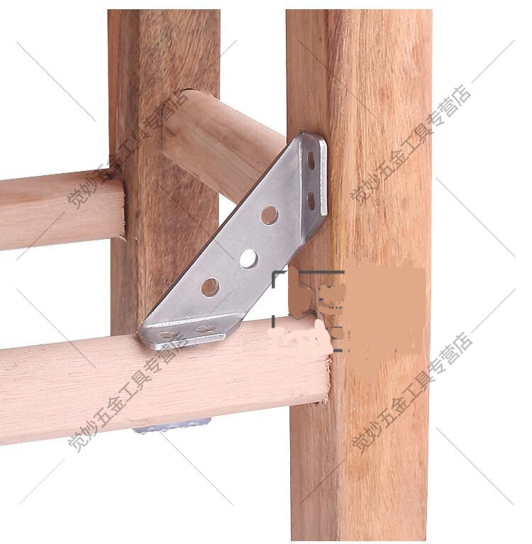 不锈钢三角支架不锈钢角码90度直角固定件加固角铁l型支架三角铁家具