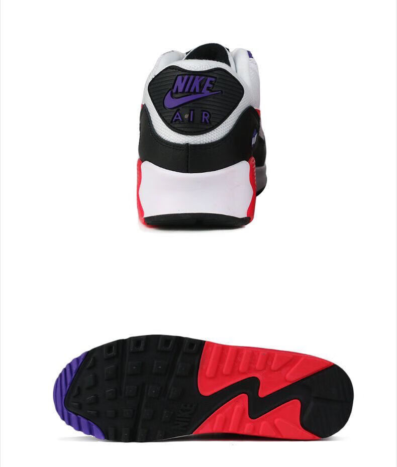 air max90气垫运动鞋联名拼接男女鞋城市限定休闲网面缓震跑步鞋 黑橙