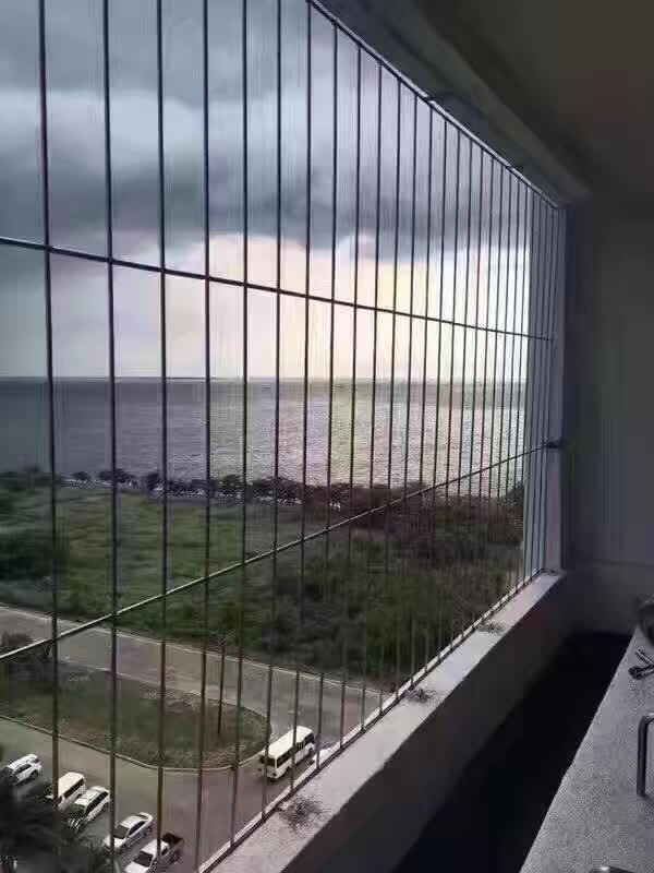 国标304不锈钢隐形防盗网门窗圆钢实心棒圆条阳台围栏隐形防护网zui