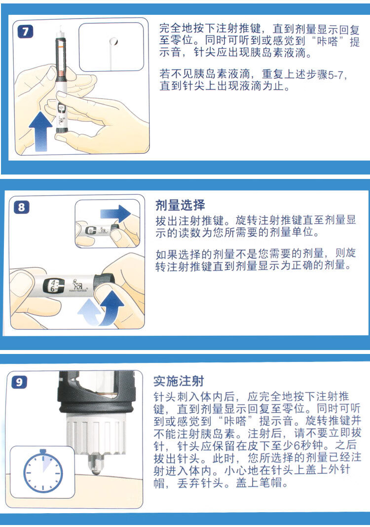 胰岛素注射笔安装图片