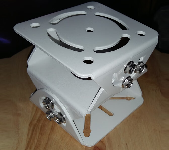 监控铝合金三维万向节三维万向节大鸭嘴护罩摄像机支架加厚型