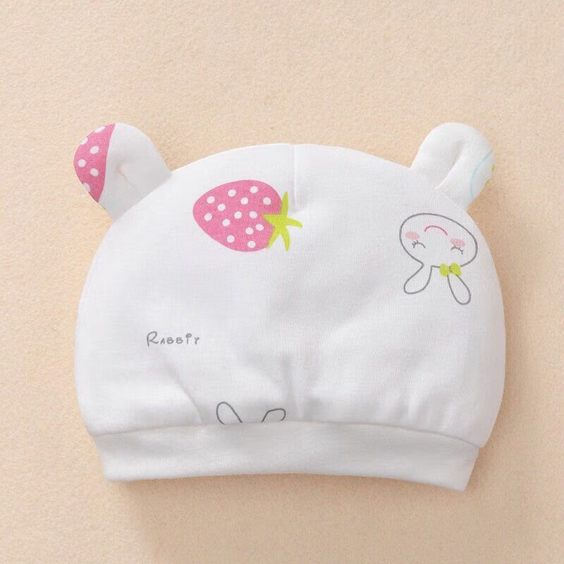 熹卡龙新品儿童睡帽婴儿帽子09个月儿童帽子新款百搭款加厚保暖新生儿