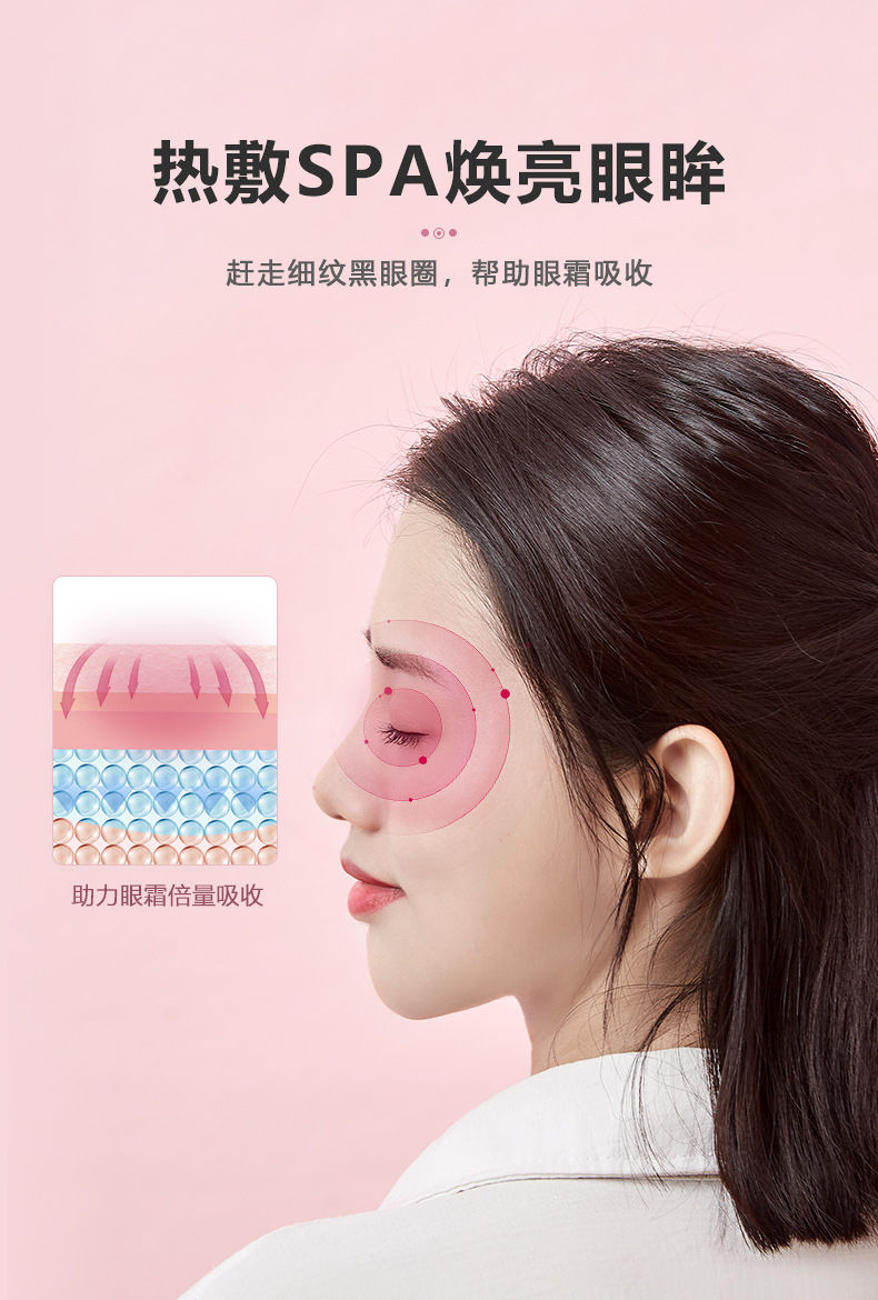 【京选优品】石墨烯充电加热热敷眼睛遮光护眼男女发热眼贴 天使眼罩