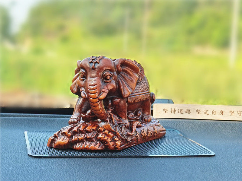 醉米适用于大象车载汽车摆件车内车子车上车里装饰品中控台上档次号码