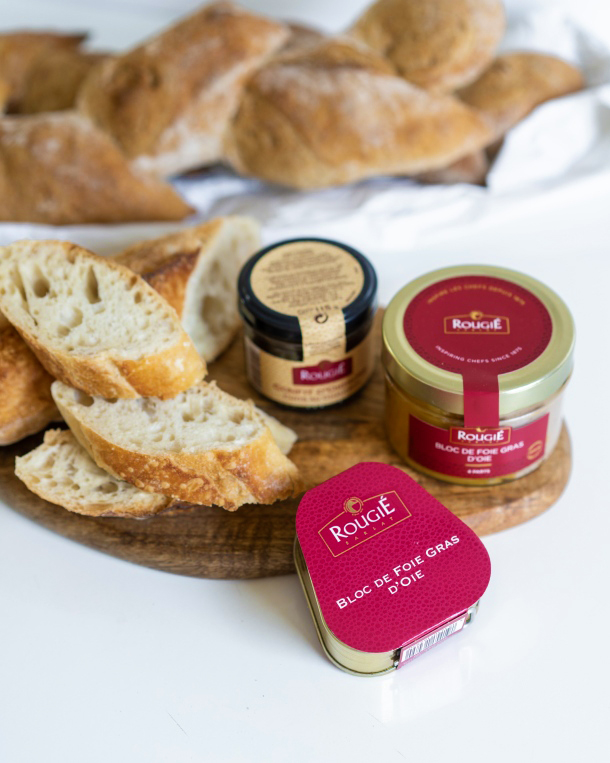 鹅肝酱法国进口rougie鹅肝酱即食禄吉露杰鹅肝酱法式鹅肝鹅肝块鹅肝酱