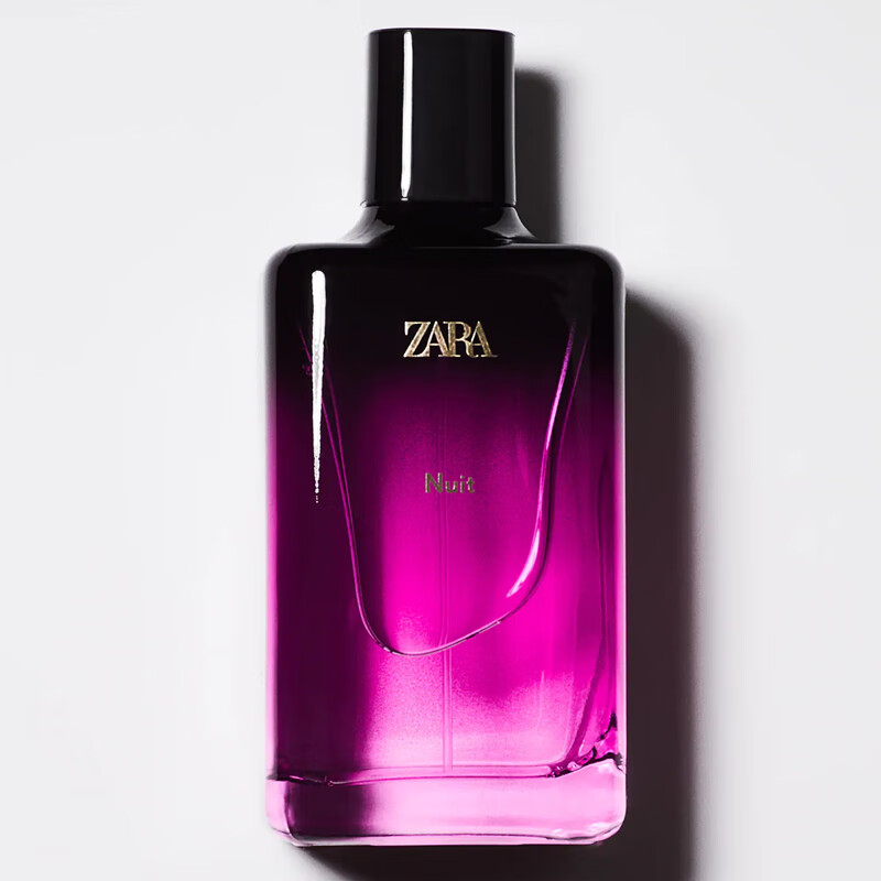 zaranuit飒拉夜色浓香水女士奶香混合浓郁香草万人迷现货200ml亮黑新