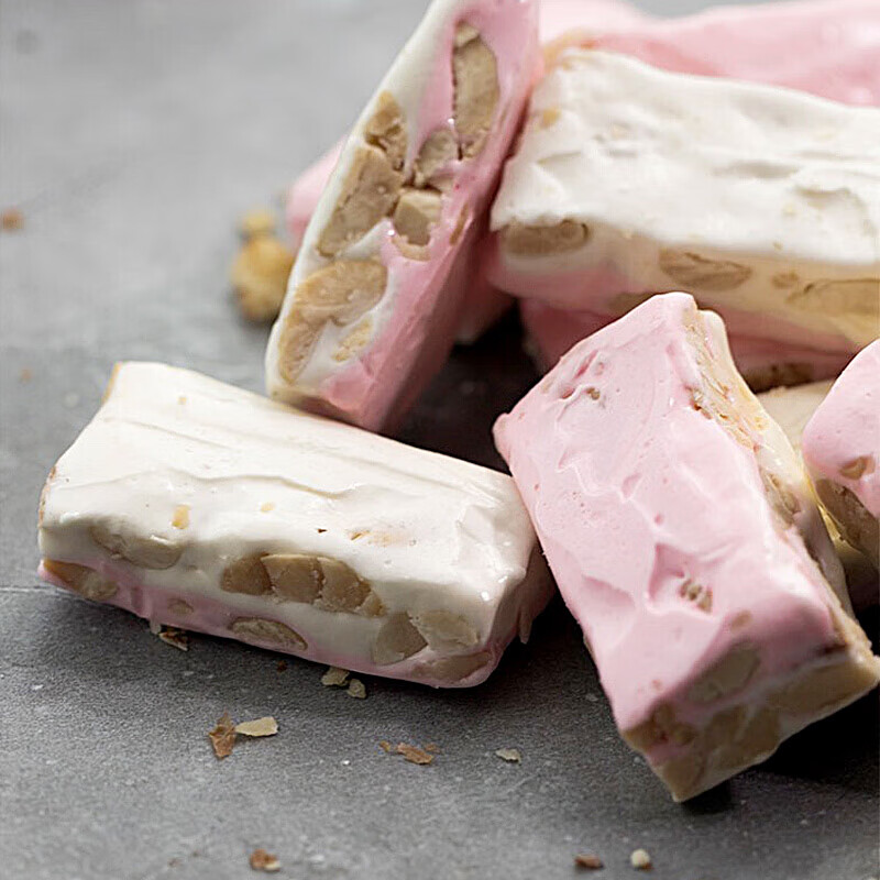 融融一派牛扎雪花酥饼干珍珠坚果樱花双味牛扎奶糖糕点休闲食 珍珠