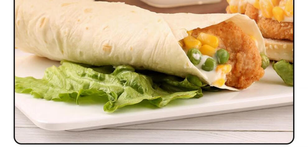 老北京鸡肉卷墨西哥风味卷饼夹鸡腿肉微波加热即食早餐食品140g老北京