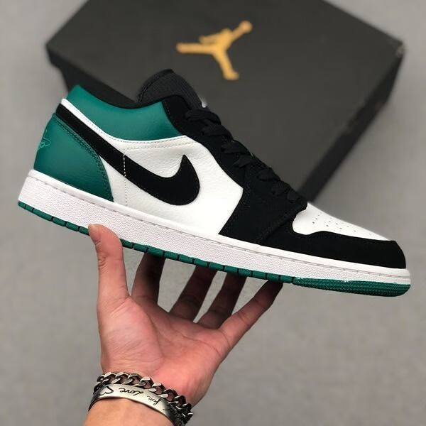 aj男女鞋旗舰官官方新同款女鞋低帮鞋日系男鞋学生 aj低帮蓝白午夜 偏