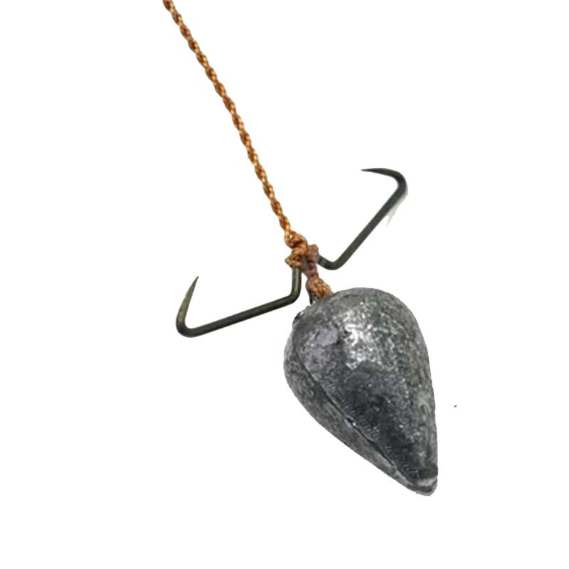 渔具甲鱼钩线组手工甲鱼竿串钩老鳖杆排钩甲鱼钓捆绑鱼钩005线组四钩