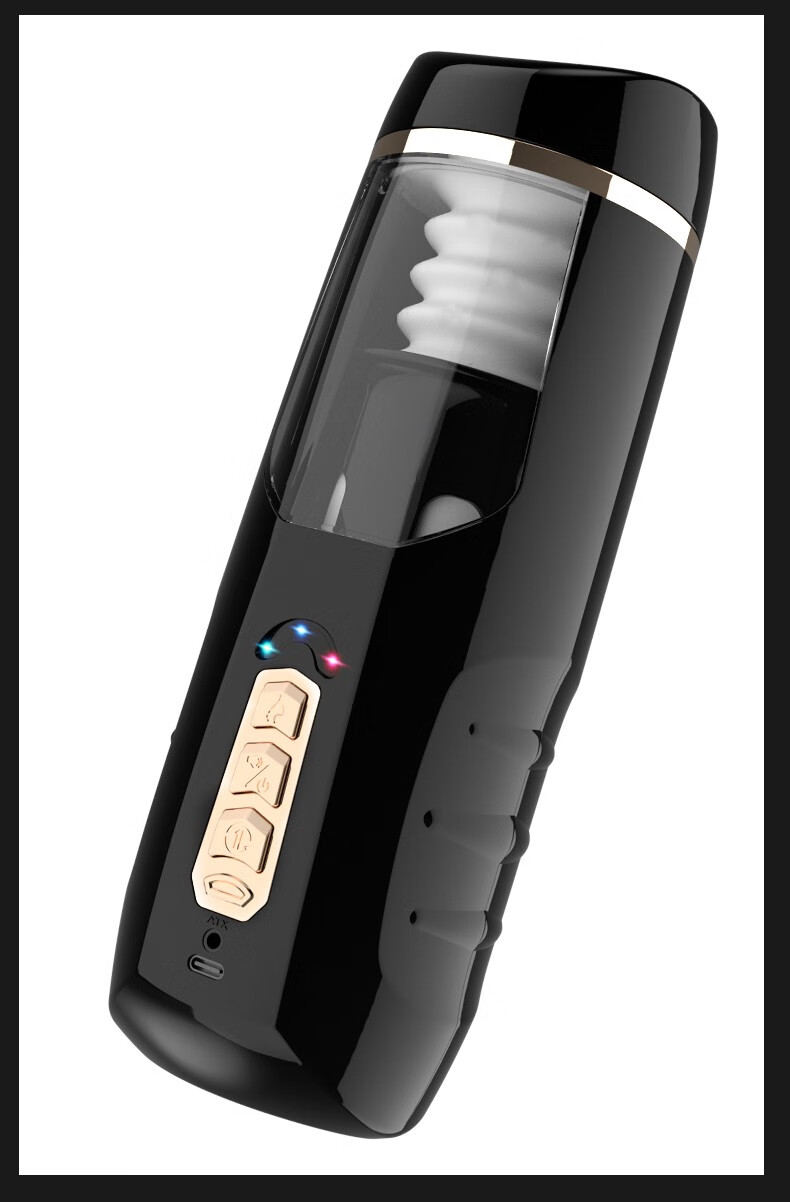 久爱飞机杯加热男用自慰器具全自动伸缩夹吸震动内置加温电动免提杯