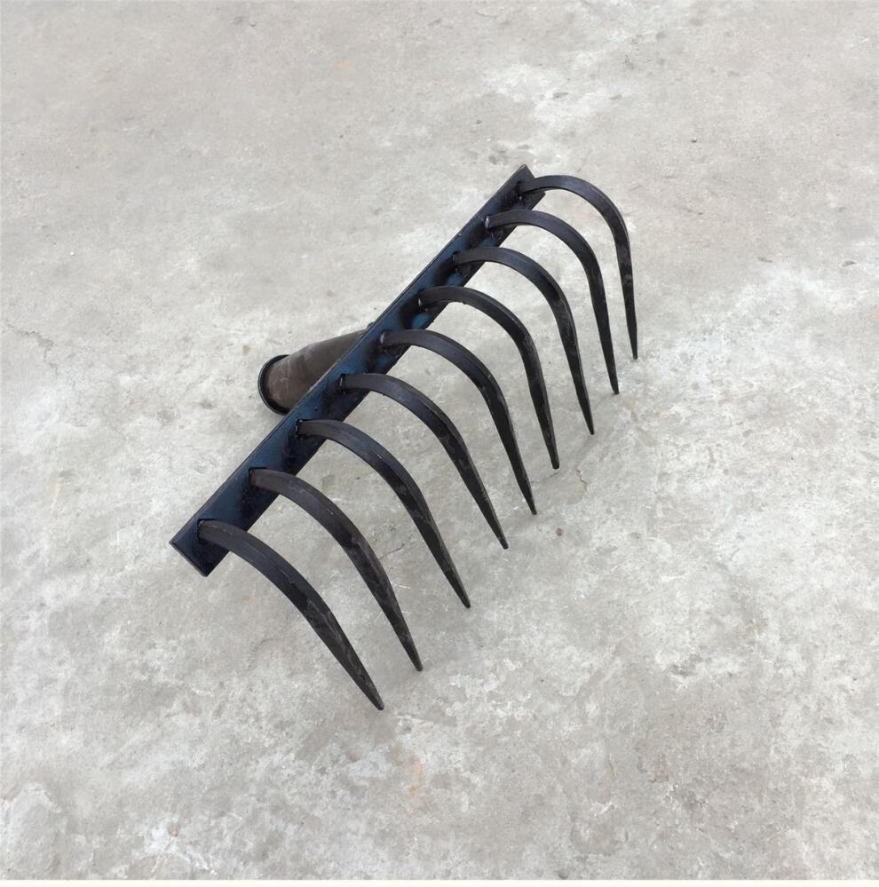 大弯度9齿耙子(无柄)【图片 价格 品牌 报价】-京东